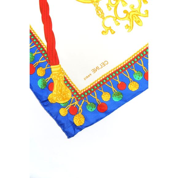 Celine Printed Silk Scarf - Picture 2 of 7